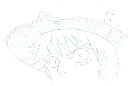  ODA Eiichiro - ONE PIECE | One Piece – Monkey D. Luffy -Genga – 3560 — Page 