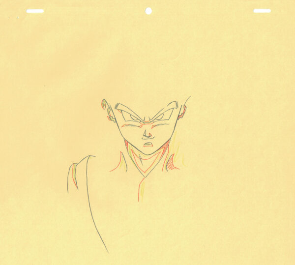 TORIYAMA Akira - DRAGON BALL — Dragon Ball Z – DBZ – Son Gohan (visage) – Corrrection genga – 3798