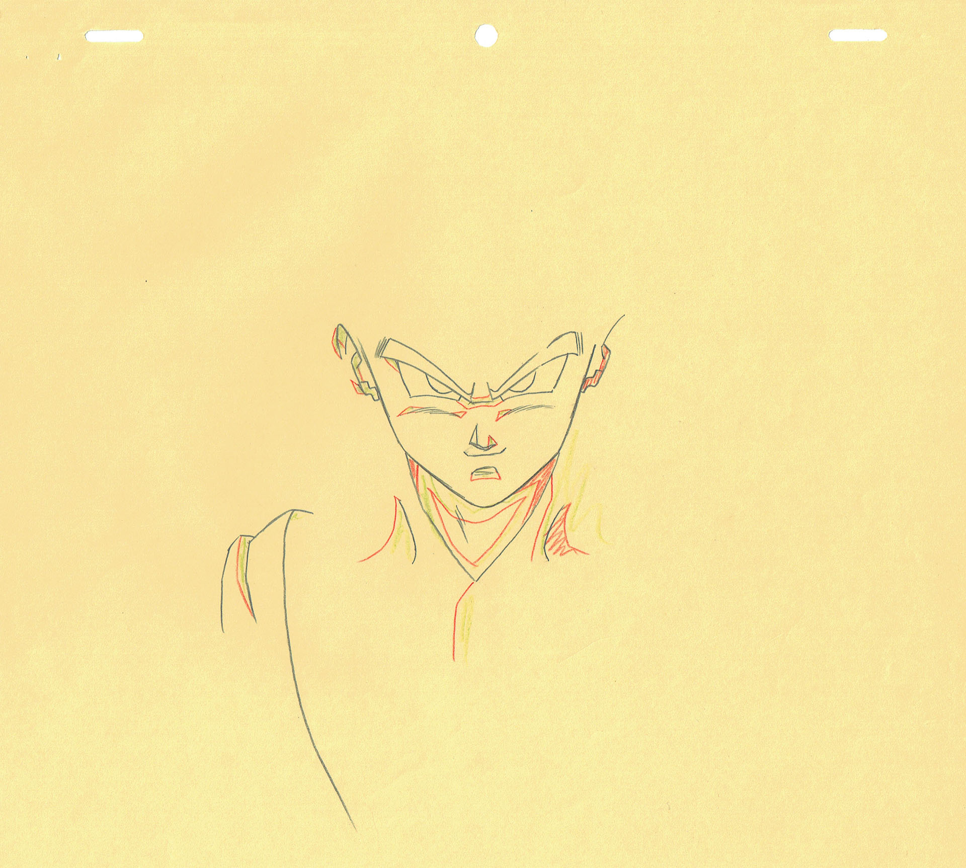 TORIYAMA Akira - DRAGON BALL — Dragon Ball Z – DBZ – Son Gohan (visage) – Corrrection genga – 3798