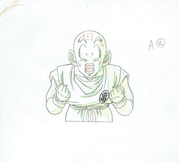 TORIYAMA Akira - DRAGON BALL — Dragon Ball Z – DBZ – Krilin – Genga – 3918