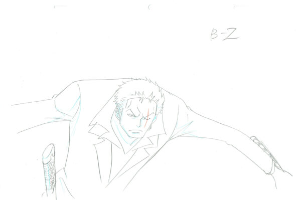 ODA Eiichiro - ONE PIECE — One Piece – Roronoa Zoro – Genga – 3921