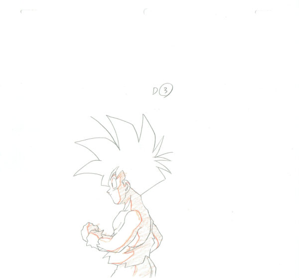 TORIYAMA Akira - DRAGON BALL — Dragon Ball Z – DBZ – Son Gohan – Genga – 3950