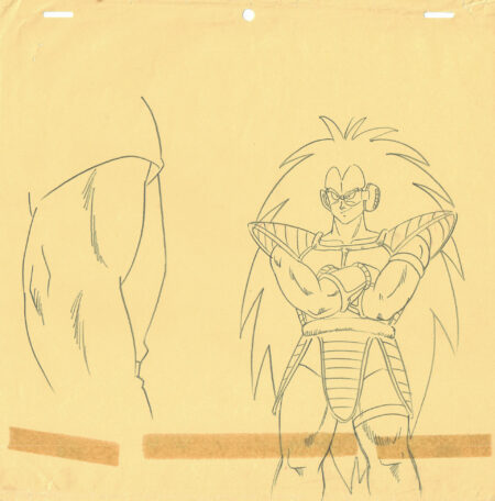 TORIYAMA Akira - DRAGON BALL | Genga correction – Raditz – Dragon Ball Z – DBZ – 4086