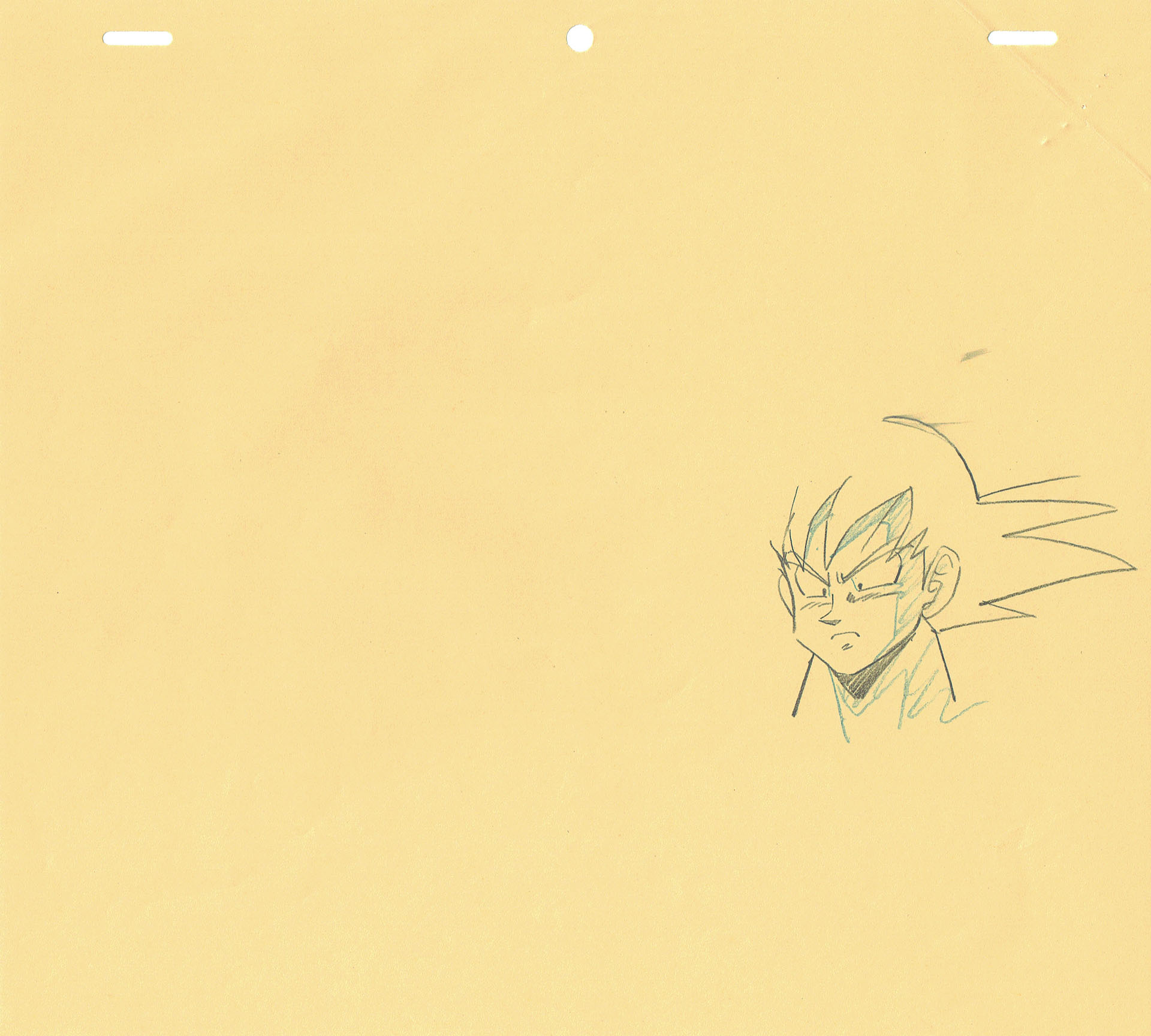 TORIYAMA Akira - DRAGON BALL — Dragon Ball Z – DBZ – Son Goku – correction genga – 4117