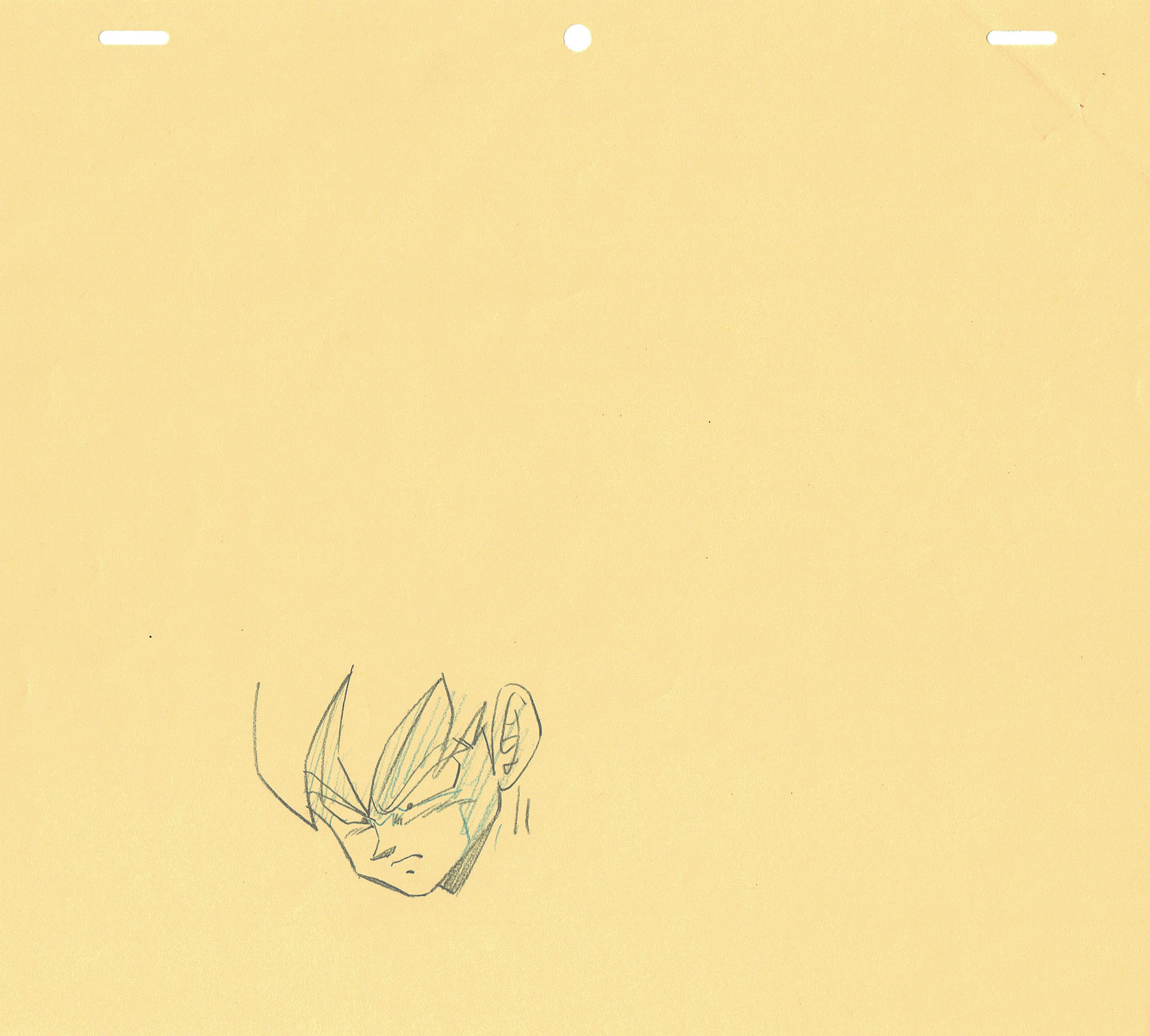 TORIYAMA Akira - DRAGON BALL — Dragon Ball Z – DBD – Son Goku – correction genga – 4121