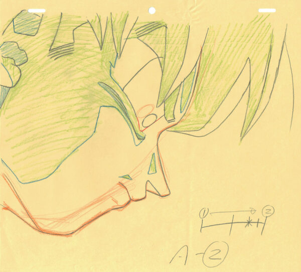 TORIYAMA Akira - DRAGON BALL — Dragon Ball Z – DBE – Son Goku – correction genga – 4125