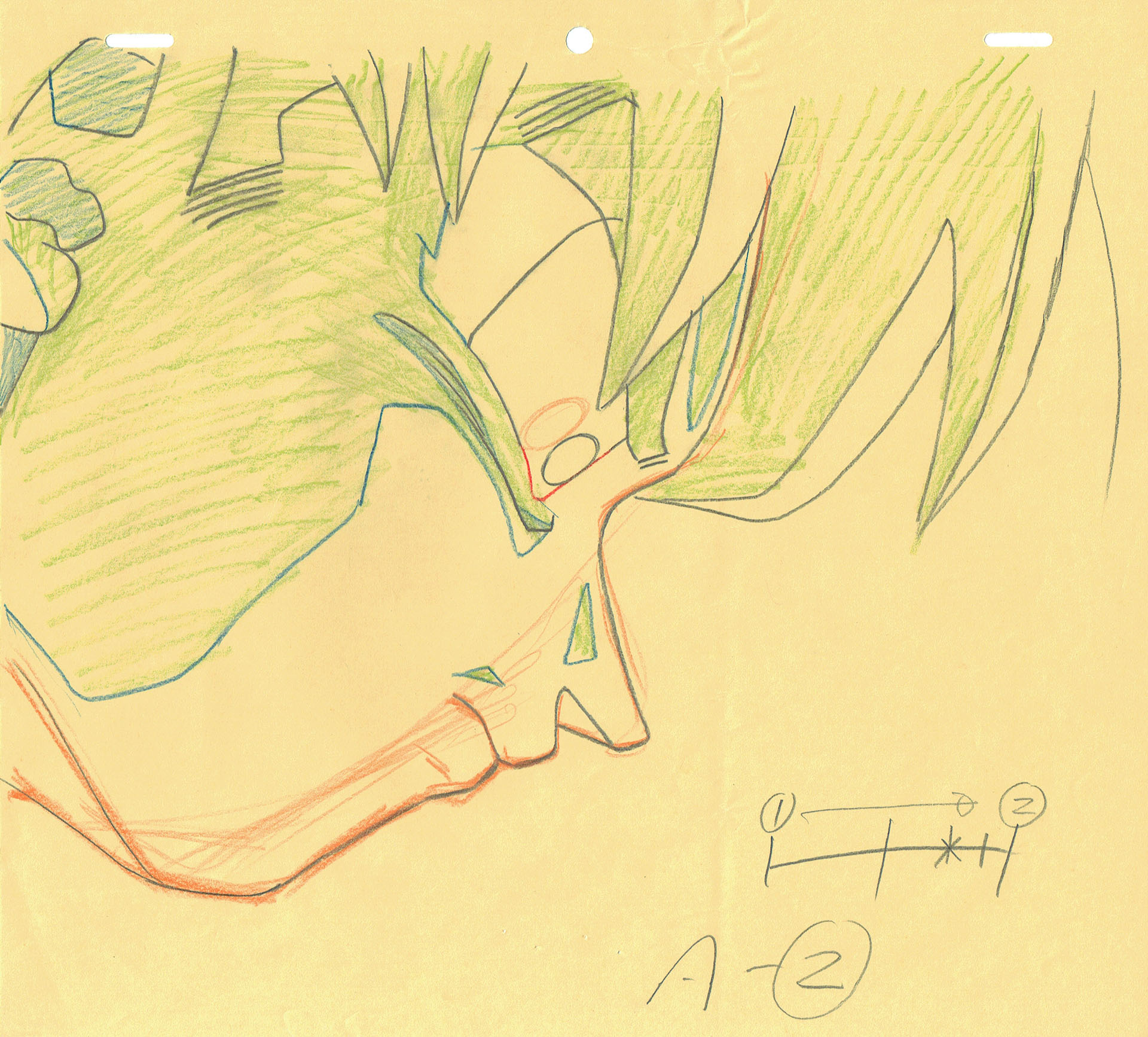 TORIYAMA Akira - DRAGON BALL — Dragon Ball Z – DBE – Son Goku – correction genga – 4125