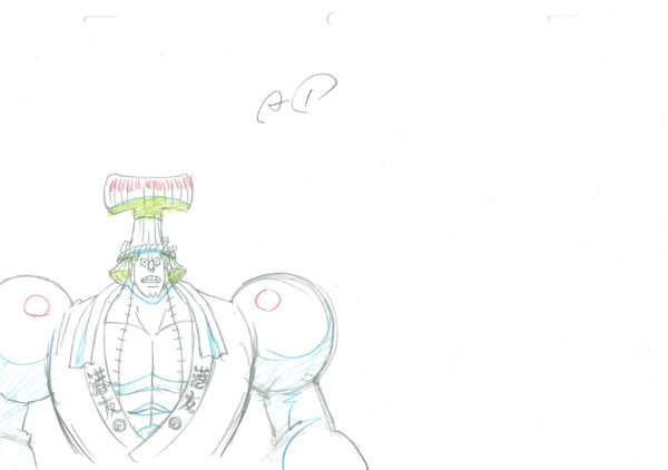 ODA Eiichiro - ONE PIECE — One Piece – Franky – Genga – 4427