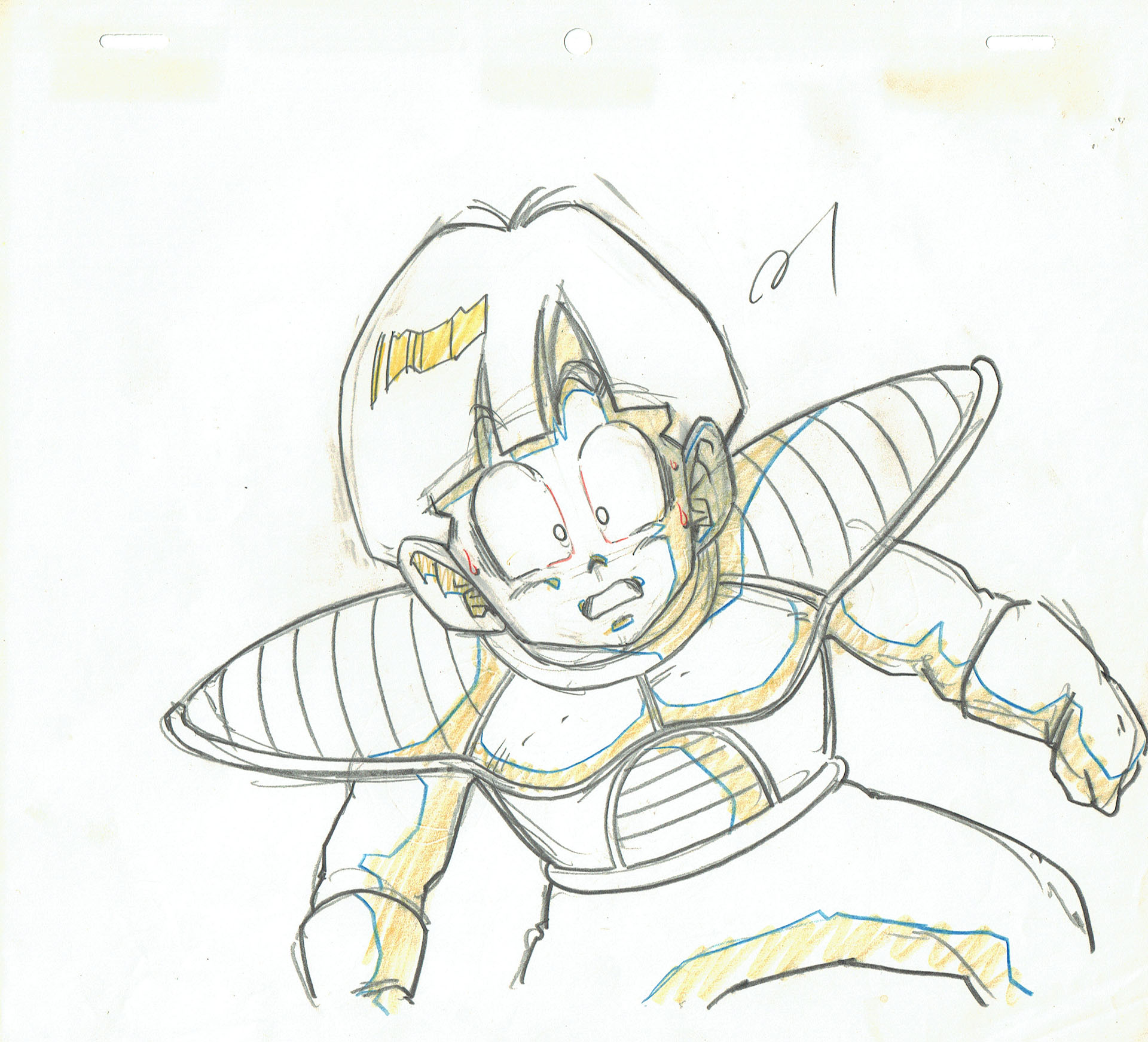 TORIYAMA Akira - DRAGON BALL — Dragon Ball Z – DBZ – Son Gohan – Genga – 4664