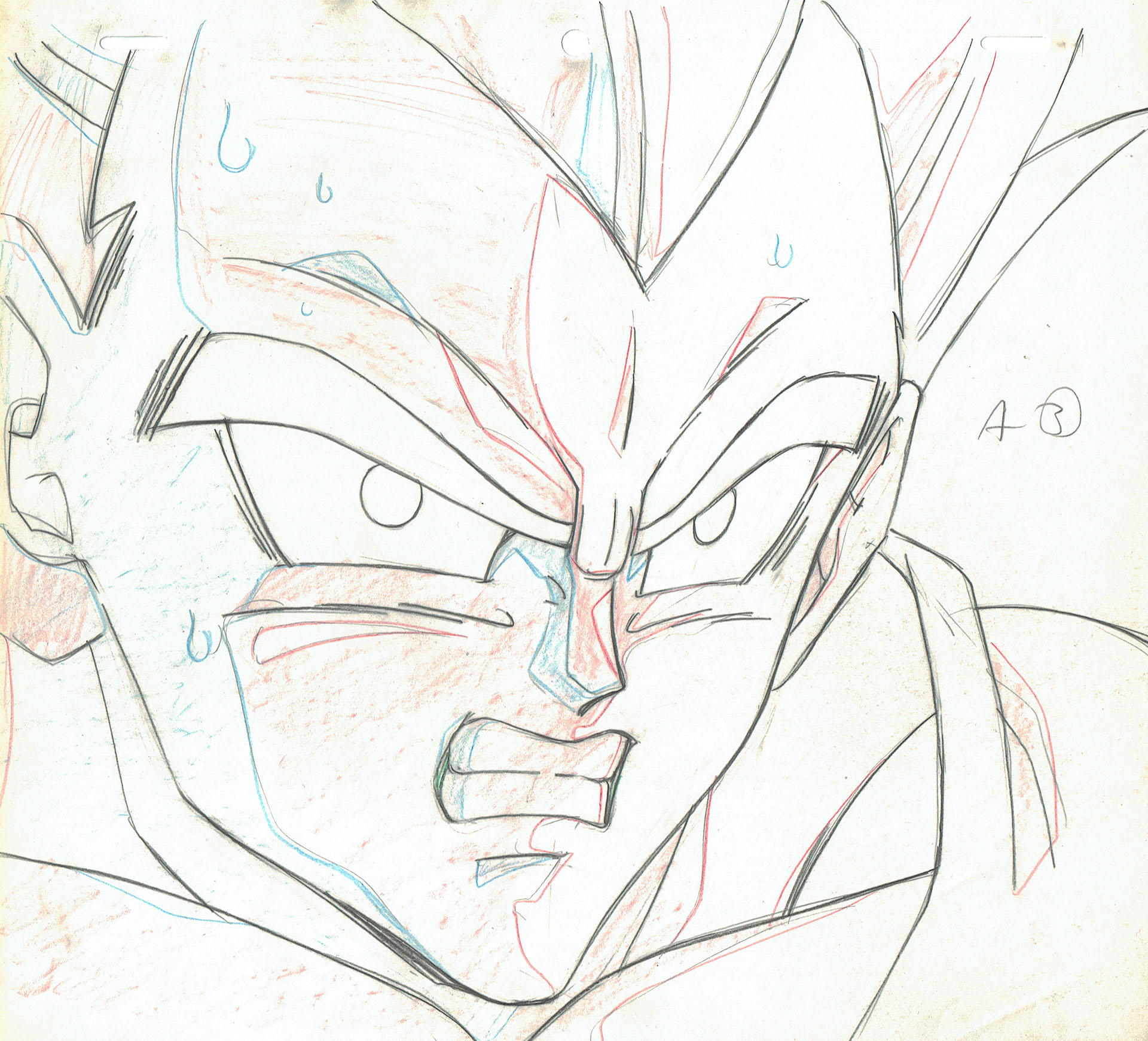 TORIYAMA Akira - DRAGON BALL — Dragon Ball Z – DBZ – Vegeta – genga – 5168