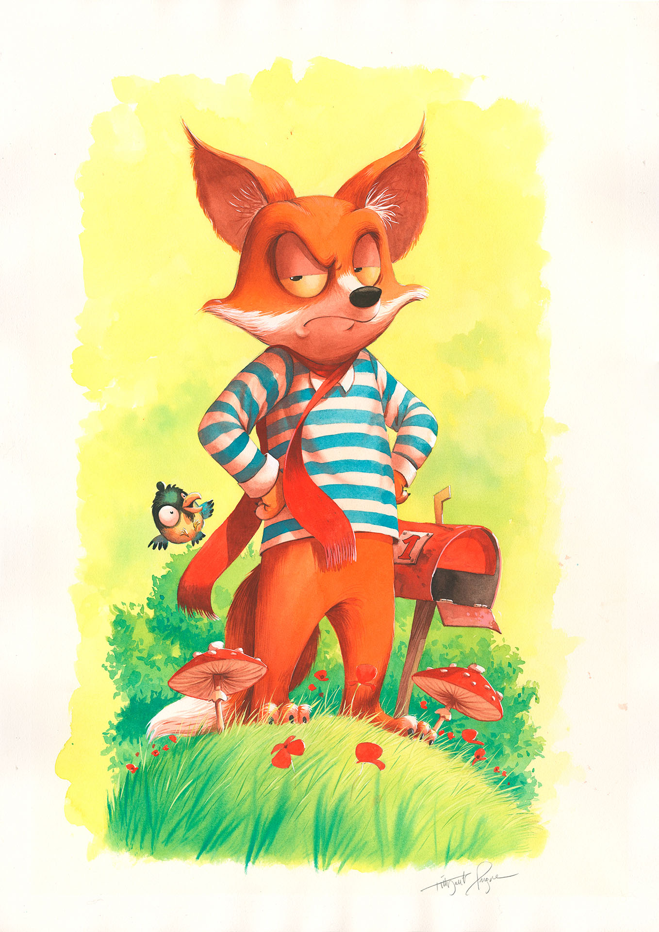 Thibault PRUGNE — 2 – Fox — Cover of Collected edition Volume 1 to 3