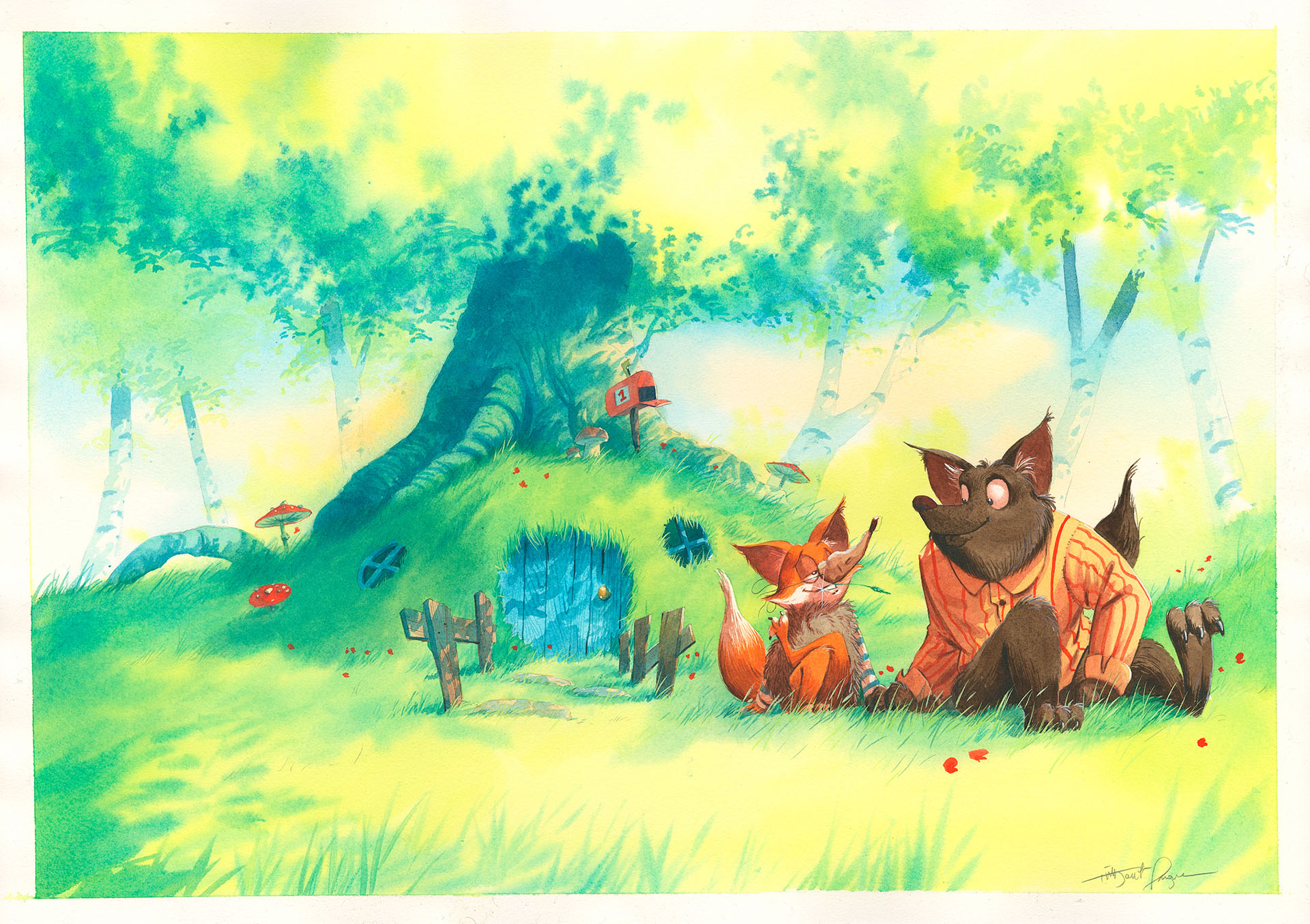 Thibault PRUGNE — 28 – Renard et Gros Loulou — Tome 6 — Page 11 et 12