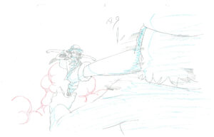 Genga – Monkey D. Luffy – Dressrosa – One Piece – 3568 Comic Art
