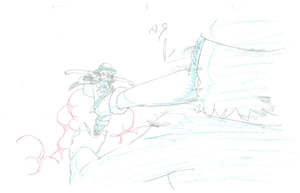 ODA Eiichiro - ONE PIECE — One Piece – Monkey D. Luffy – Genga – 3567