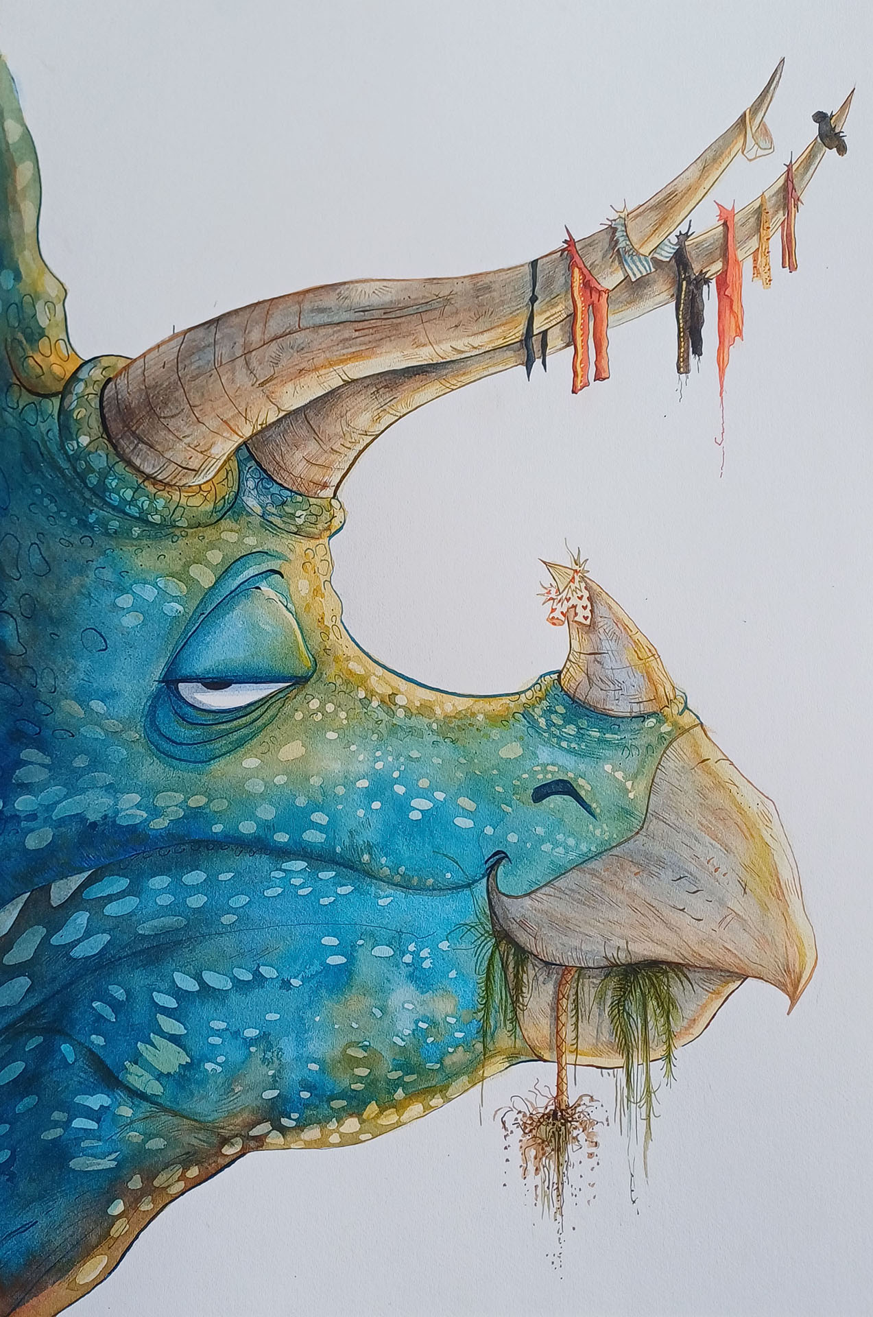 Agnès ERNOULT | Dinosaurs are back ! — Original cover art — Page 