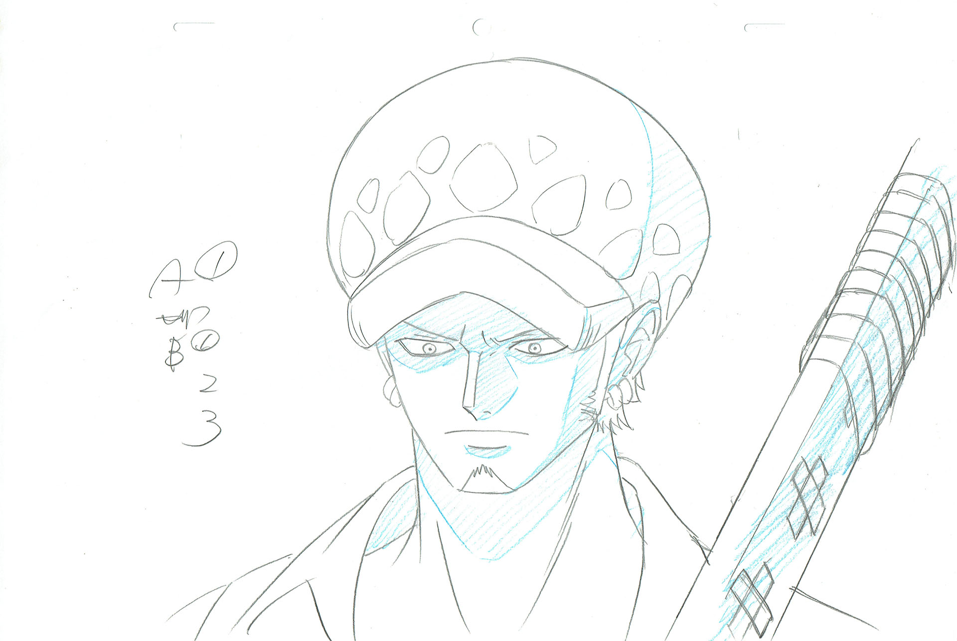 ODA Eiichiro - ONE PIECE — One Piece – Trafalgar Law – genga – 5239