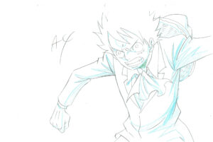 Genga – Monkey D. Luffy – Whole Cake Island – One Piece -5331 Comic Art