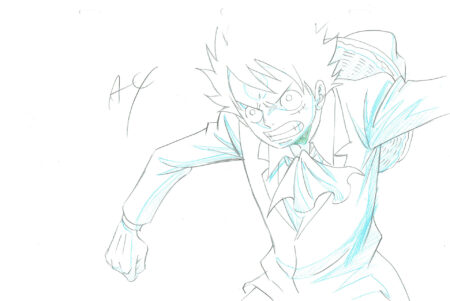  ODA Eiichiro - ONE PIECE | One Piece – Monkey D. Luffy – genga – 5331 — Page 