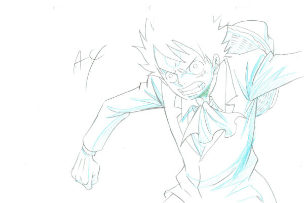 ODA Eiichiro - ONE PIECE — One Piece – Monkey D. Luffy – genga – 5331