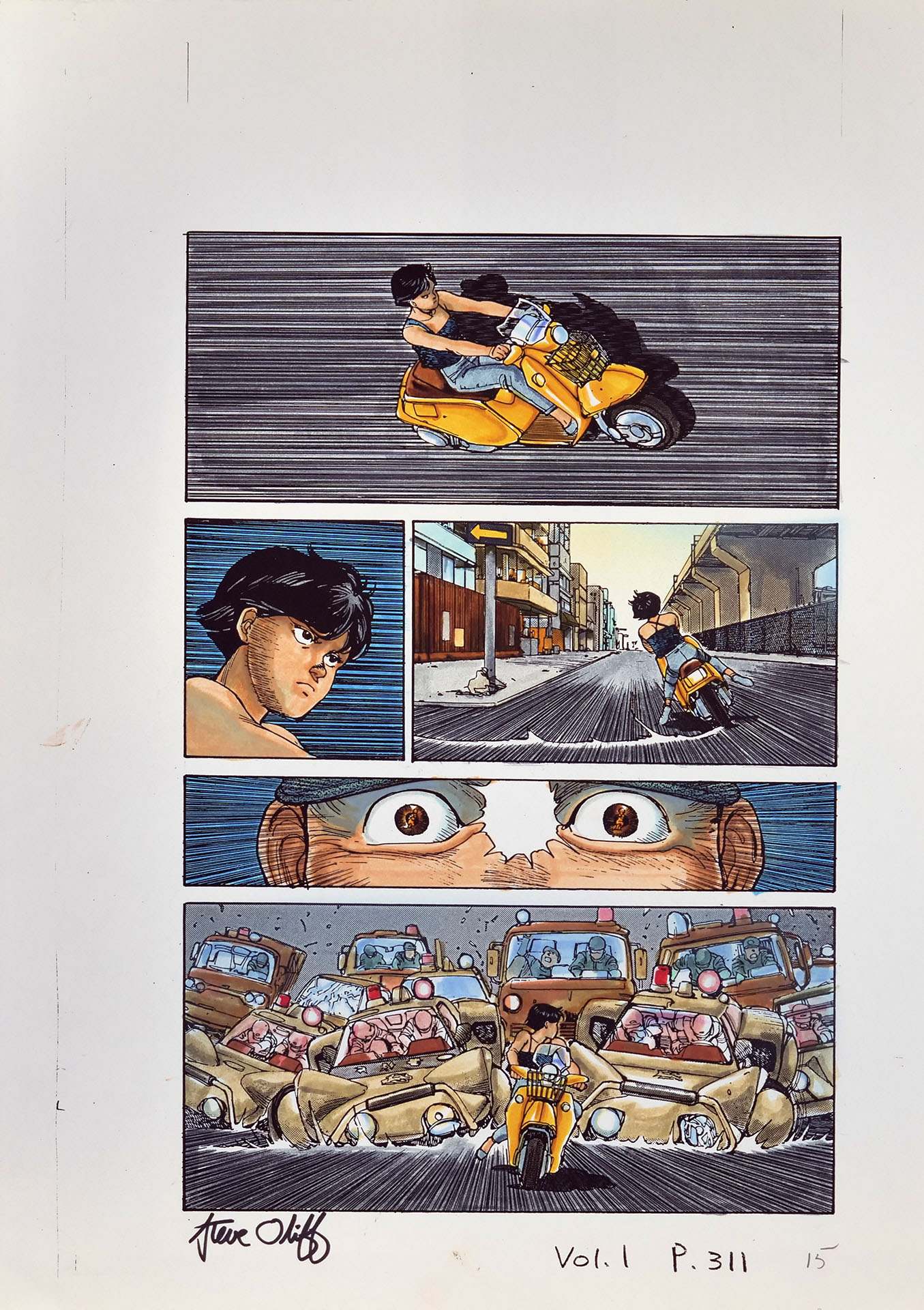Steve OLIFF - AKIRA — Akira (mise en couleurs) — Issue 6 — Page 11 Steve OLIFF - AKIRA — Akira (mise en couleurs) — Issue 6 — Page 11