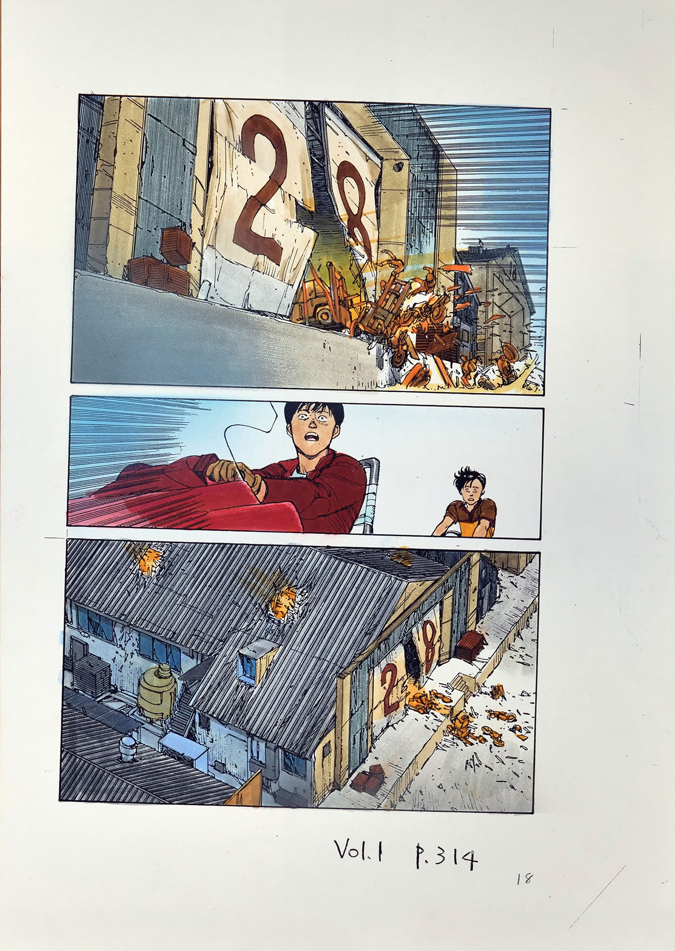 Steve OLIFF - AKIRA — Akira (mise en couleurs) — Issue 6 — Page 14 Steve OLIFF - AKIRA — Akira (mise en couleurs) — Issue 6 — Page 14