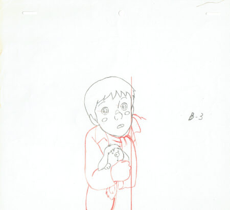 SEKI Shuichi - Belle and Sebastian | Belle and Sebastian – Sebastian and Poochie – Genga – 4994