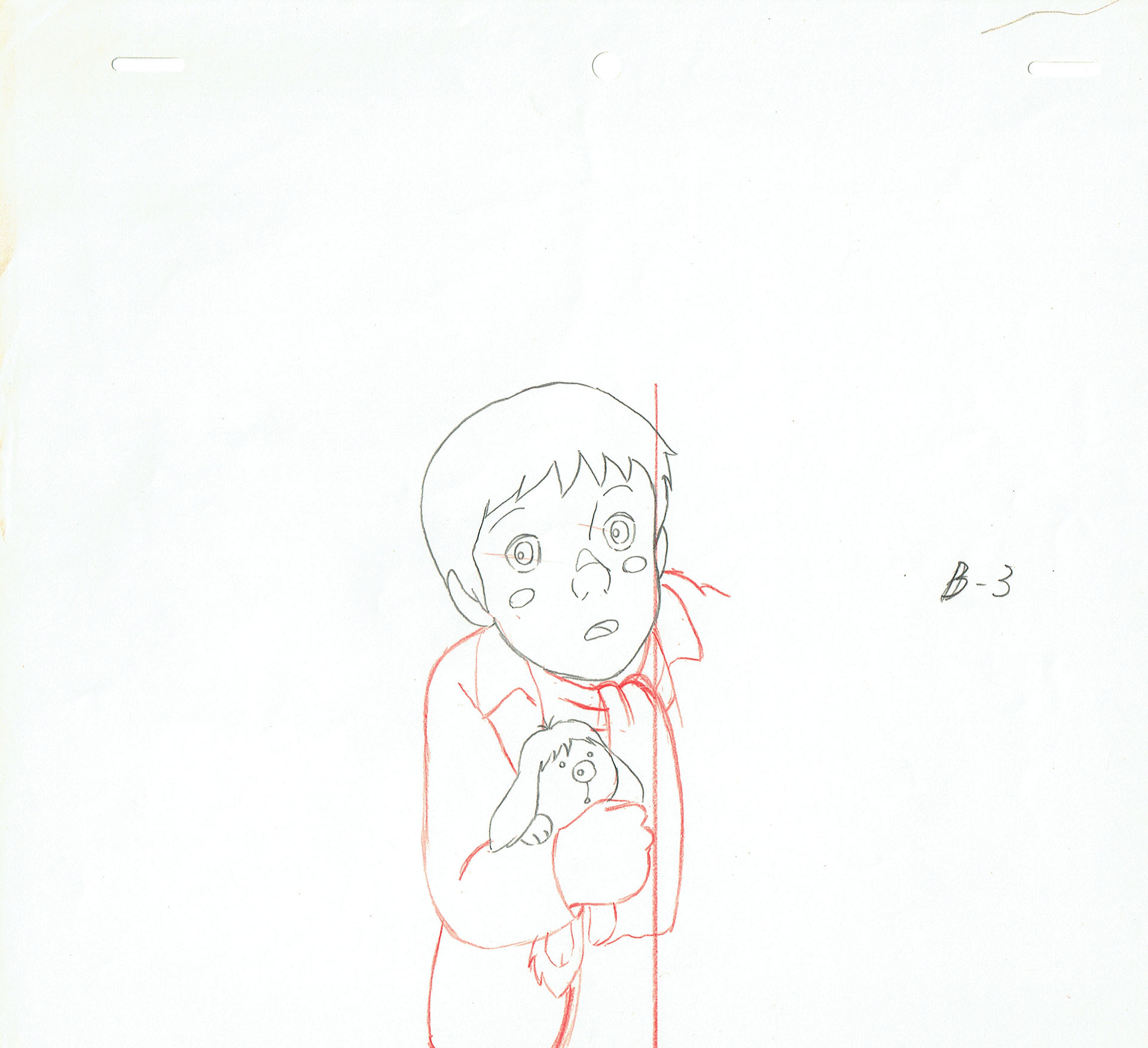 SEKI Shuichi - Belle and Sebastian — Belle and Sebastian – Sebastian and Poochie – Genga – 4994