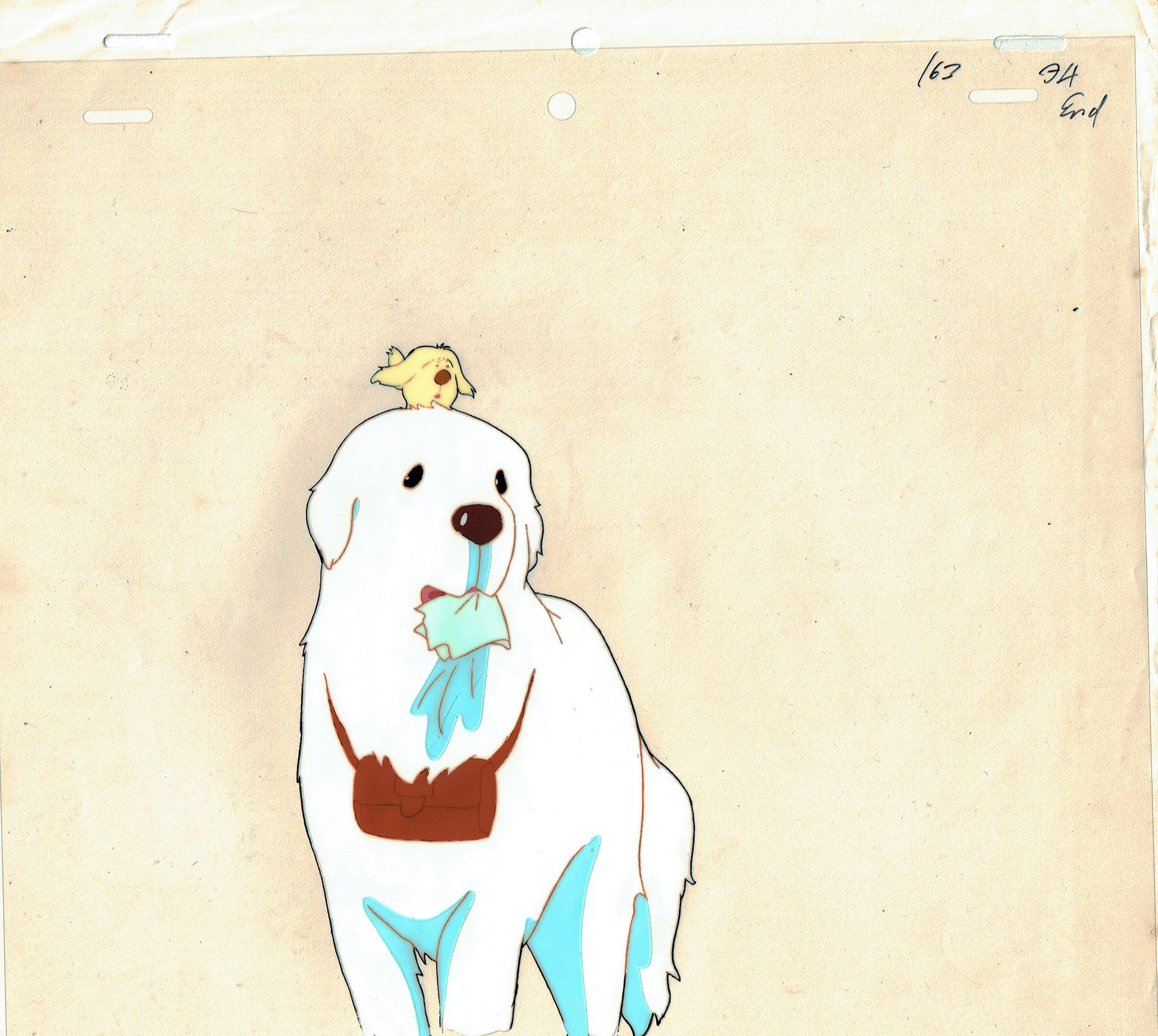 SEKI Shuichi - Belle and Sebastian — Belle and Sebastian – Belle and Poochie – production cel – 5015