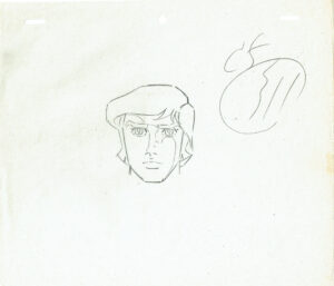 preliminary drawing – Curtis Newton – Captain Future – 783 Comic Art