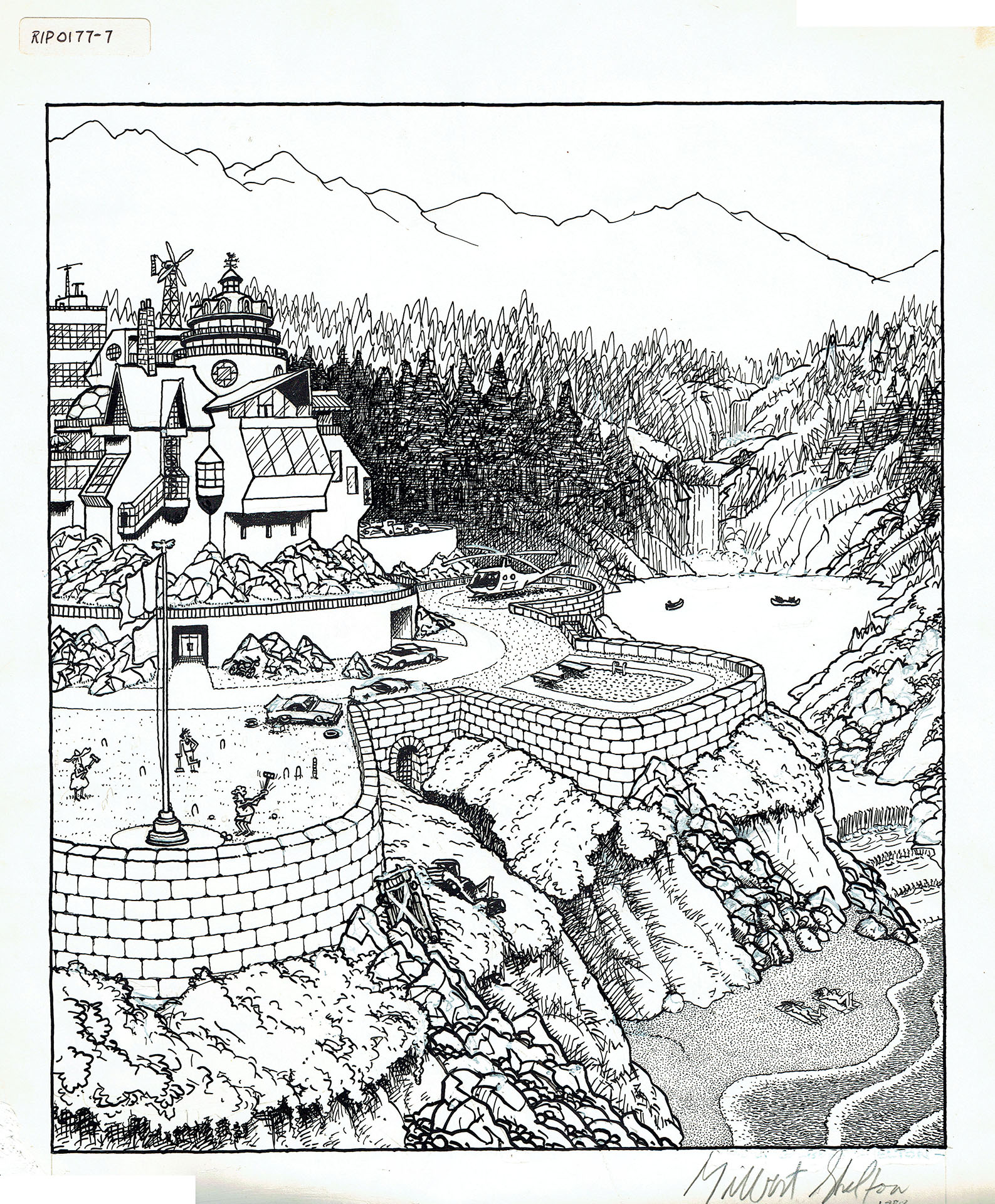 Gilbert SHELTON — Rip Off Comics – The Rip Off Resort — Quatrième de couverture Gilbert SHELTON — Rip Off Comics – The Rip Off Resort — Quatrième de couverture