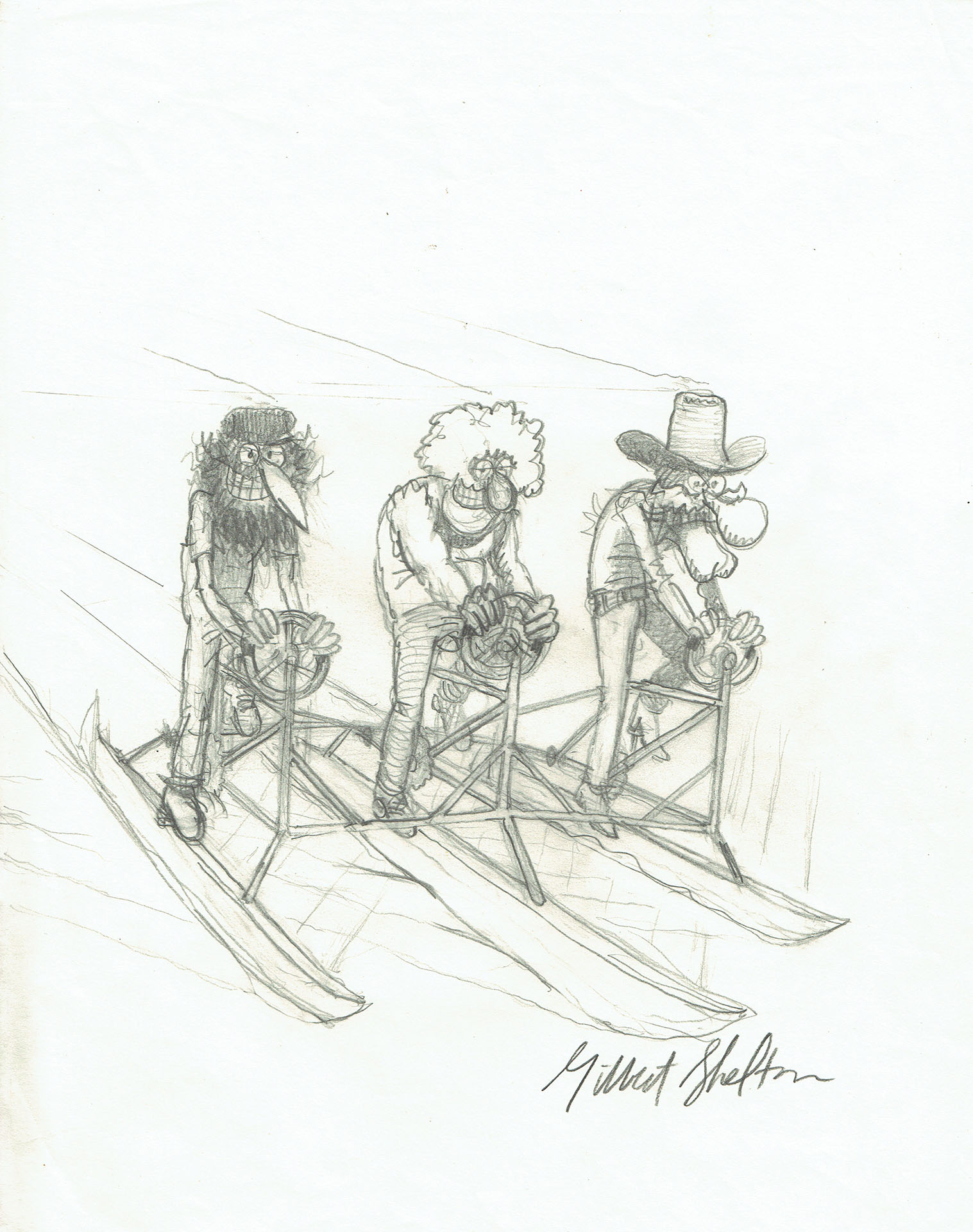 Gilbert SHELTON — The Freak Brothers in Amsterdam — preliminaire Gilbert SHELTON — The Freak Brothers in Amsterdam — preliminaire