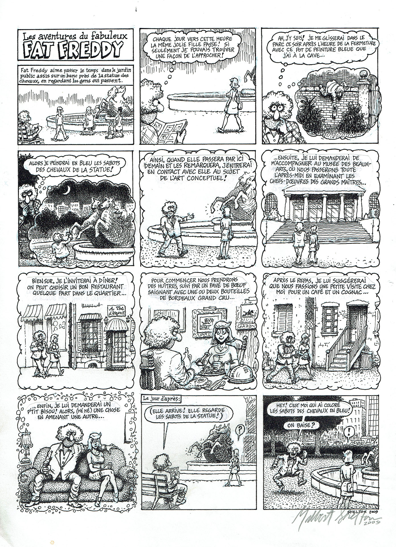 Gilbert SHELTON — The Freak Brothers – Fat Freddy – Les sabots des chevaux — L'Écho des Savanes Gilbert SHELTON — The Freak Brothers – Fat Freddy – Les sabots des chevaux — L'Écho des Savanes