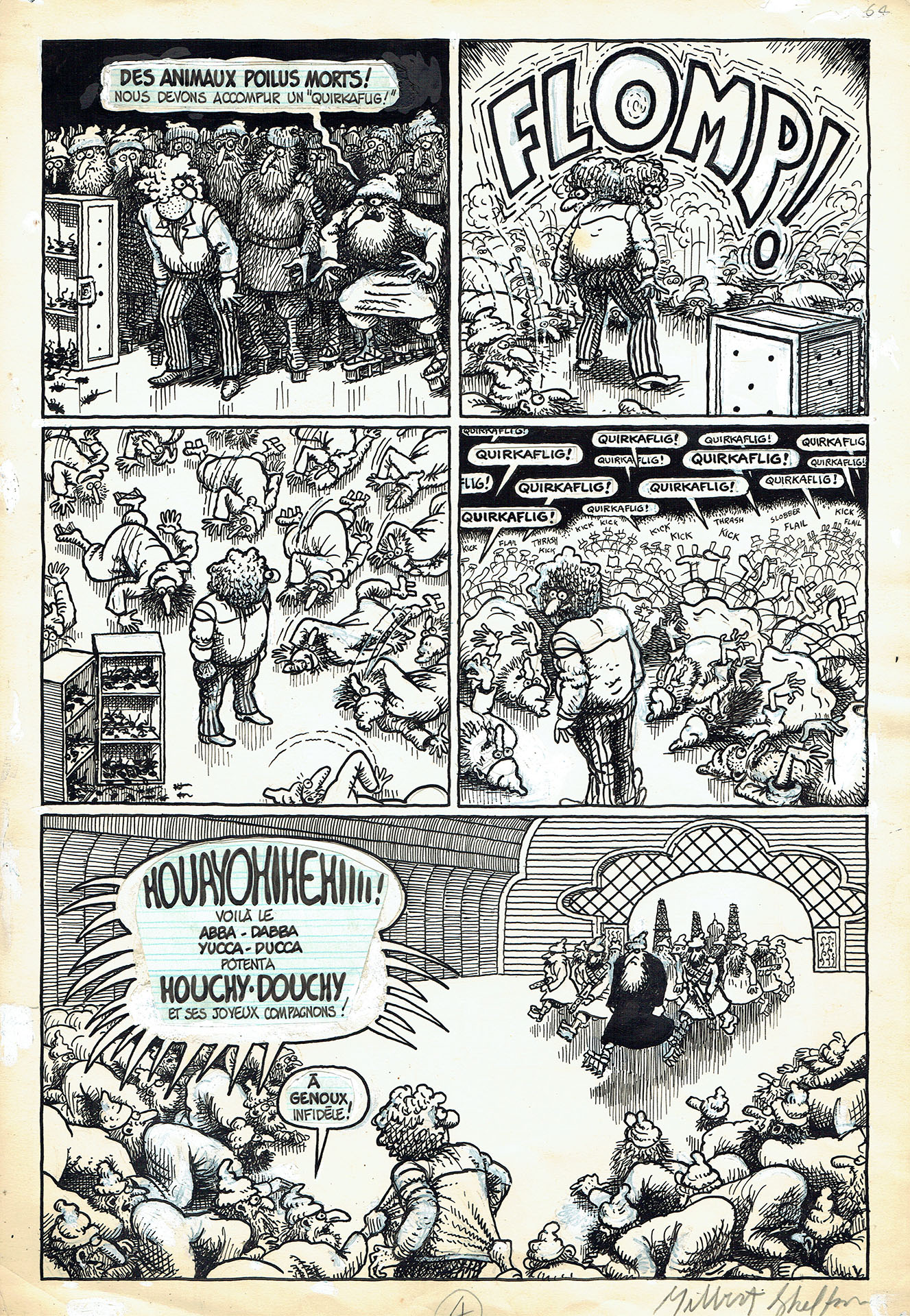 Gilbert SHELTON | The Freak Brothers – Fat Freddy – The sacred sands of Pootweet — Page 4