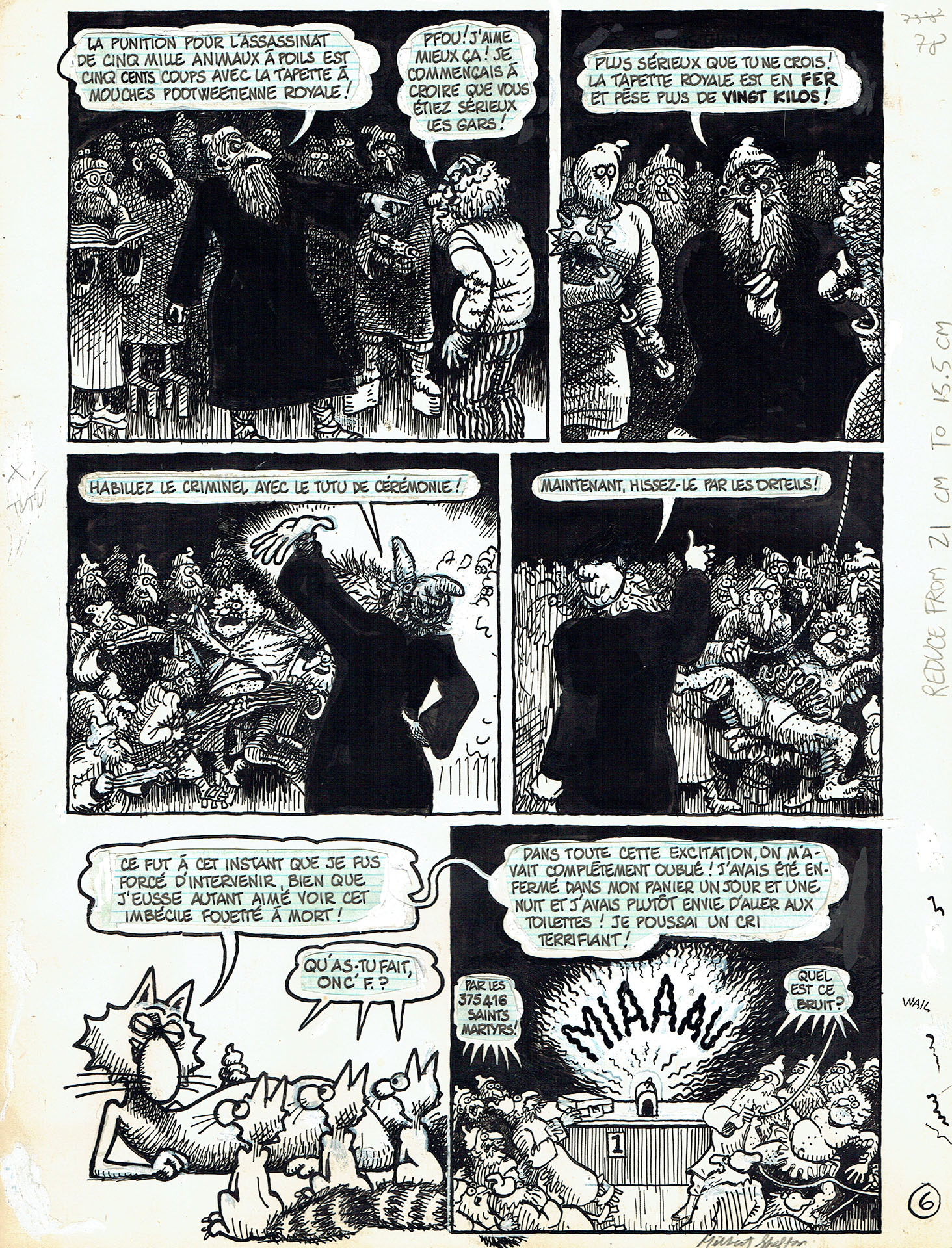 Gilbert SHELTON — The Freak Brothers – Fat Freddy – The sacred sands of Pootweet — Page 6 Gilbert SHELTON — The Freak Brothers – Fat Freddy – The sacred sands of Pootweet — Page 6
