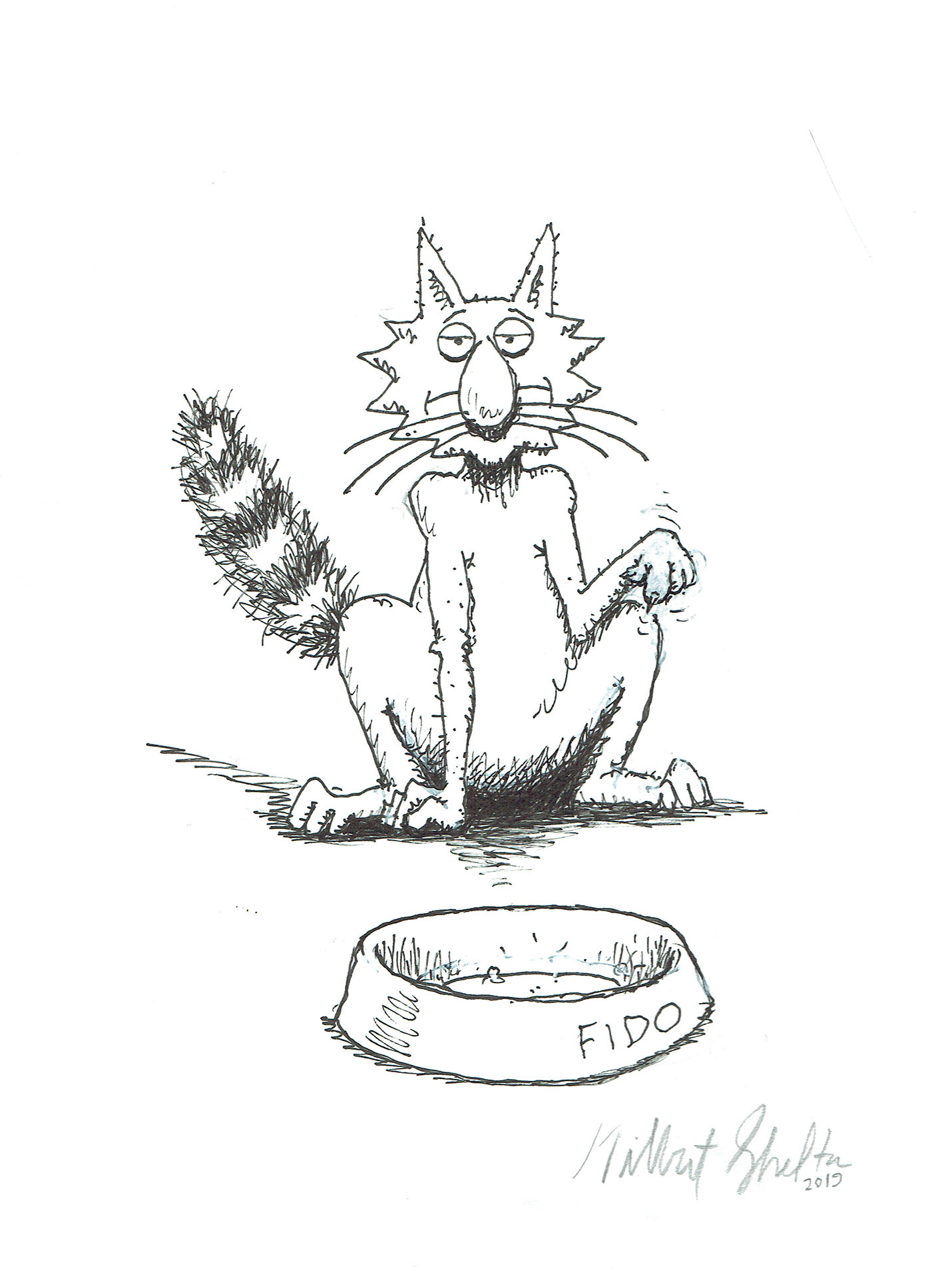 Gilbert SHELTON — The Freak Brothers – Fat Freddy’s Cat – Please feed the cat Gilbert SHELTON — The Freak Brothers – Fat Freddy’s Cat – Please feed the cat