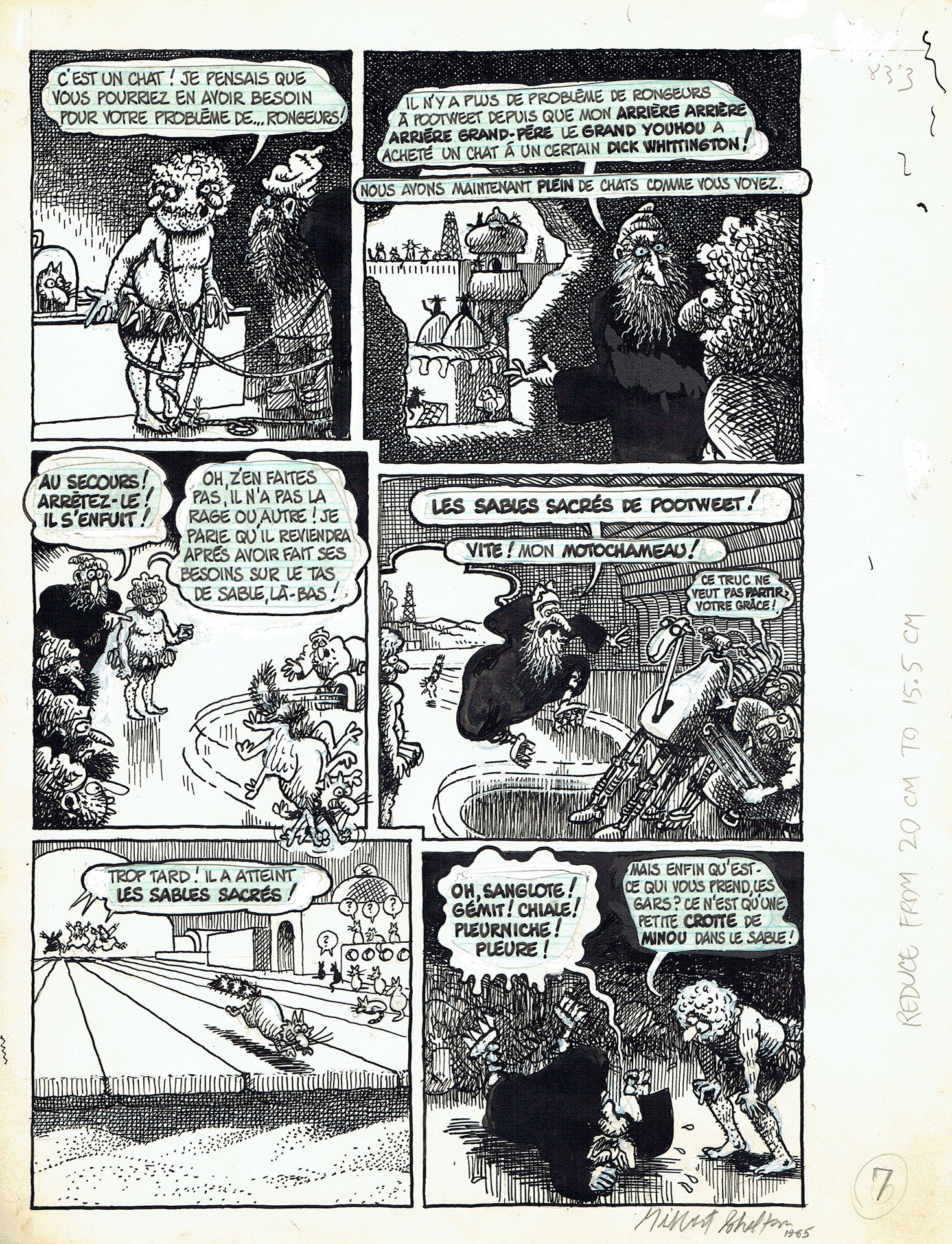 Gilbert SHELTON | The Freak Brothers – Fat Freddy – The sacred sands of Pootweet — Page 7