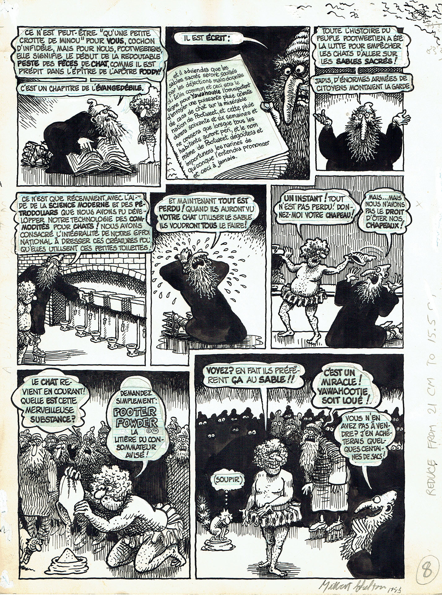 Gilbert SHELTON | The Freak Brothers – Fat Freddy – The sacred sands of Pootweet — Page 8