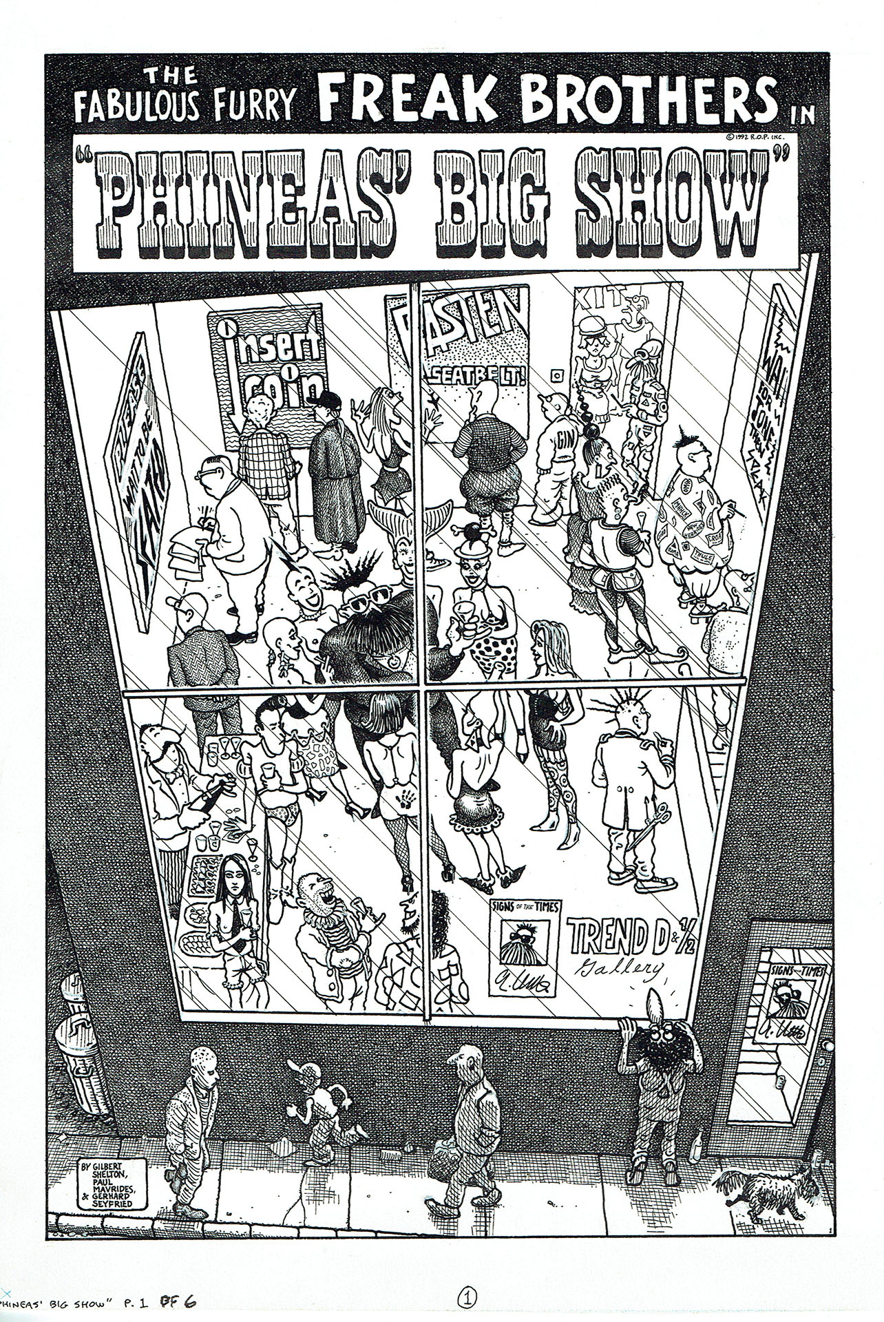 Gilbert SHELTON — The Freak Brothers – Phineas’s Big Show — Récit complet en 6 pages Gilbert SHELTON — The Freak Brothers – Phineas’s Big Show — Récit complet en 6 pages