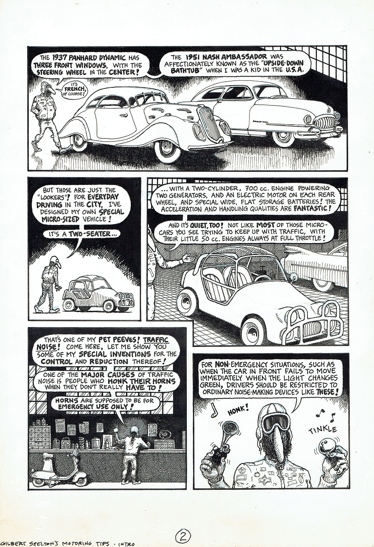 Gilbert shelton's Motoring Tips - Rip Off Comix