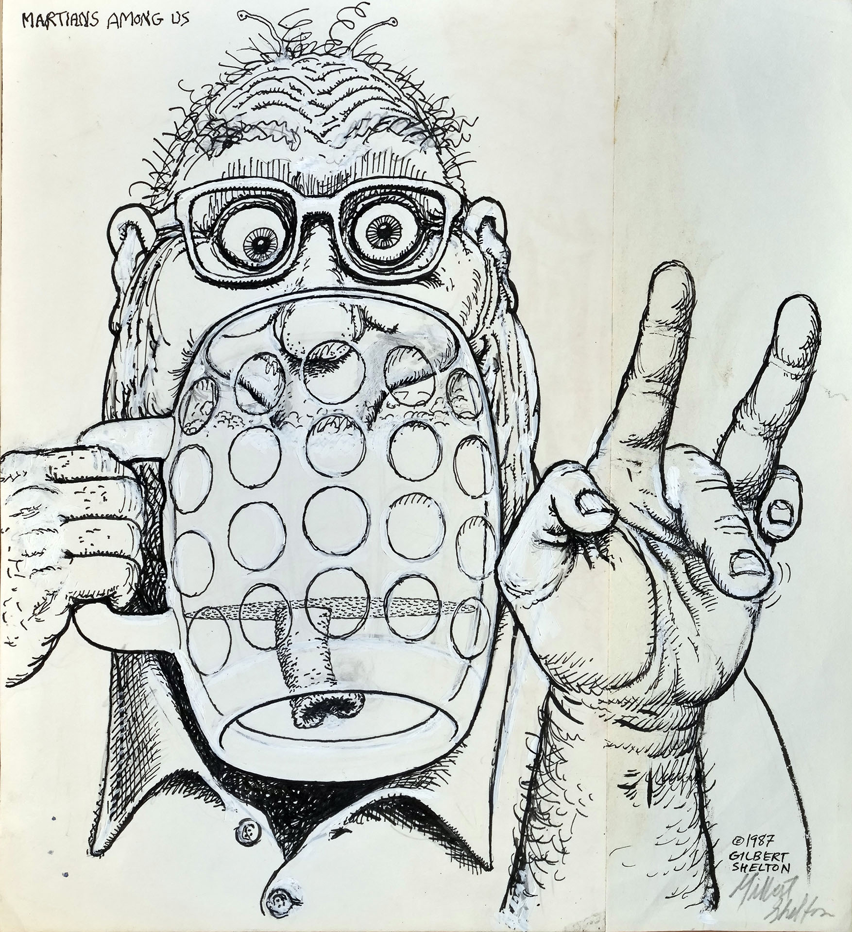 Gilbert SHELTON — Rip Off comix – issue 18 – COVER Gilbert SHELTON — Rip Off comix – issue 18 – COVER