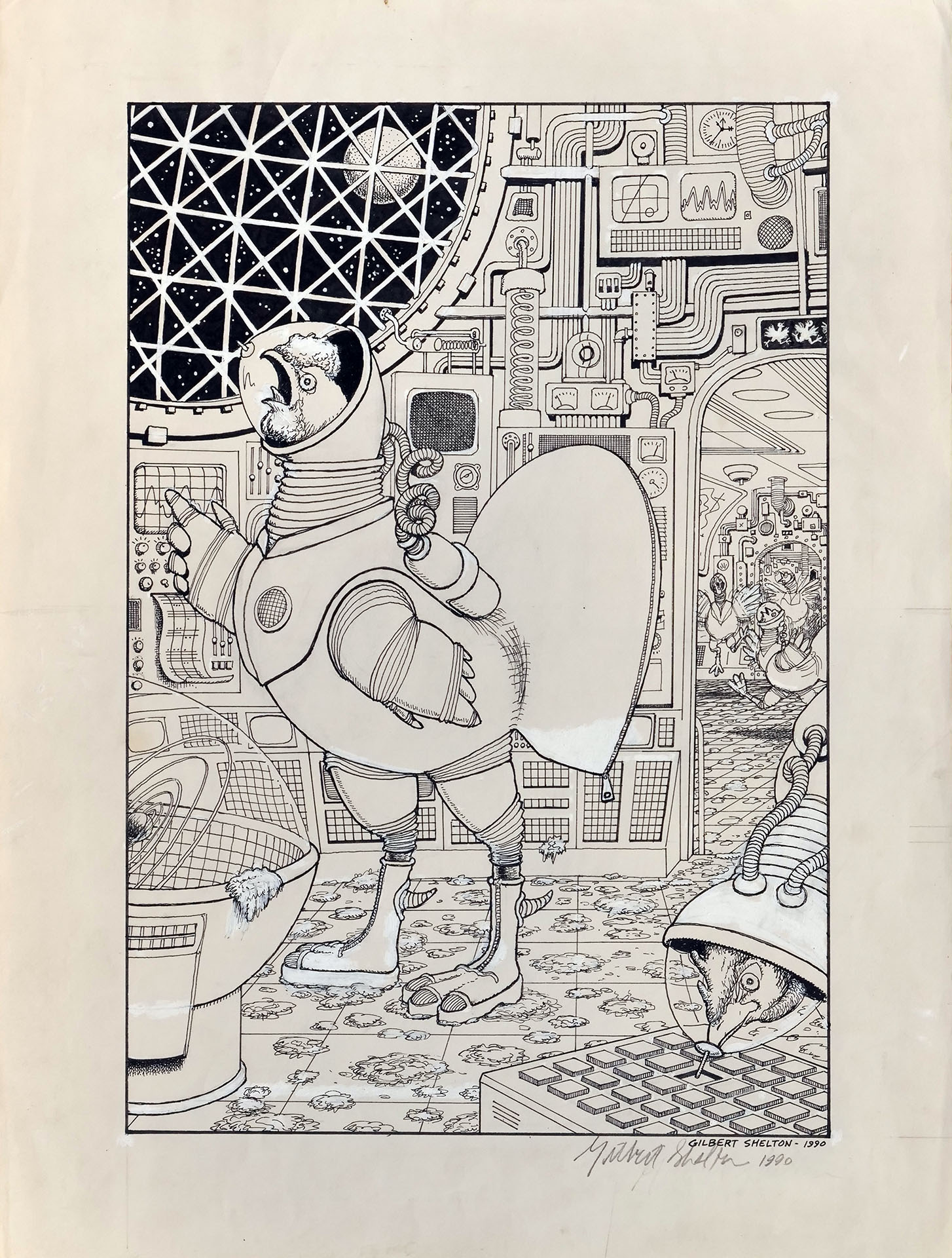 Gilbert SHELTON — Chicken from outer space