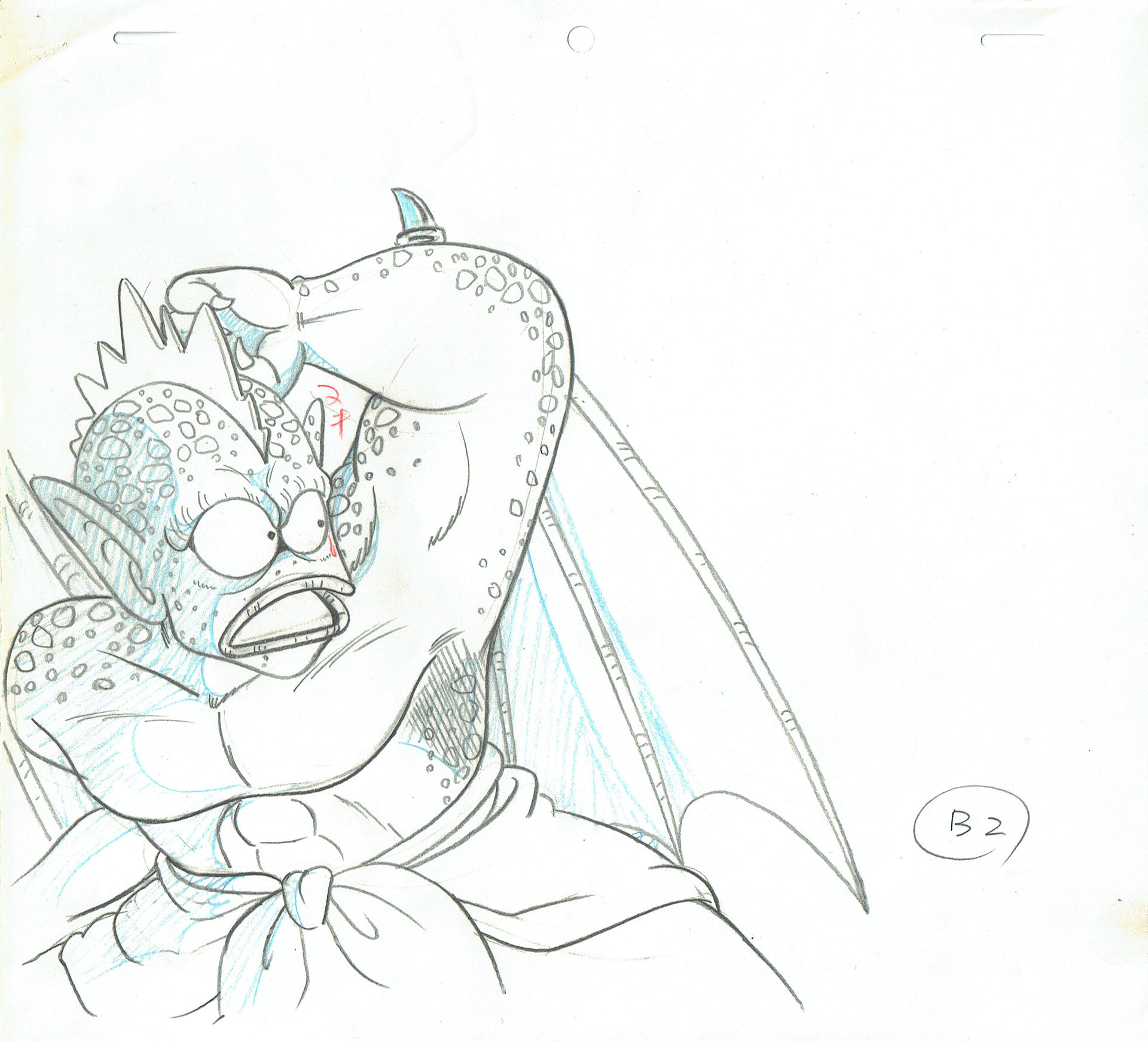 TORIYAMA Akira - DRAGON BALL — Genga – Tambourine – Dragon Ball – 4373 TORIYAMA Akira - DRAGON BALL — Genga – Tambourine – Dragon Ball – 4373