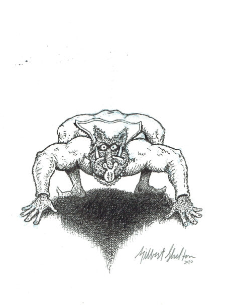 Gilbert SHELTON | Wonder Wart-Hog – Spider Wart-Hog – illustration 1