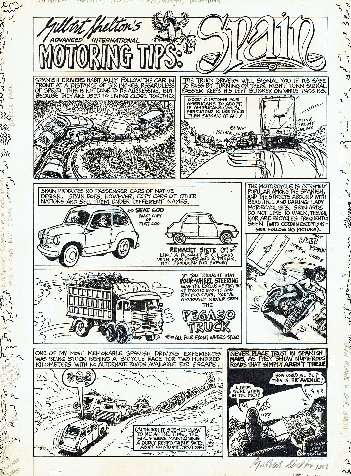 Gilbert SHELTON — Advanced Motoring Tips – Spain Gilbert SHELTON — Advanced Motoring Tips – Spain