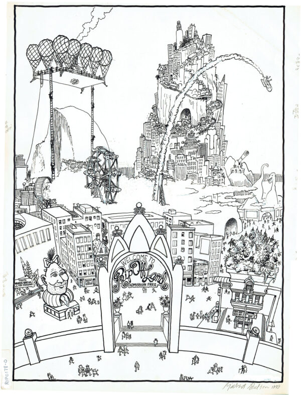 Gilbert SHELTON - Rip Off Comics - Welcome to Rip-Off Land - Back cover ...