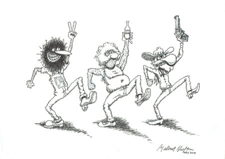 Gilbert SHELTON | The Freak Brothers – Strut march – illustration 1