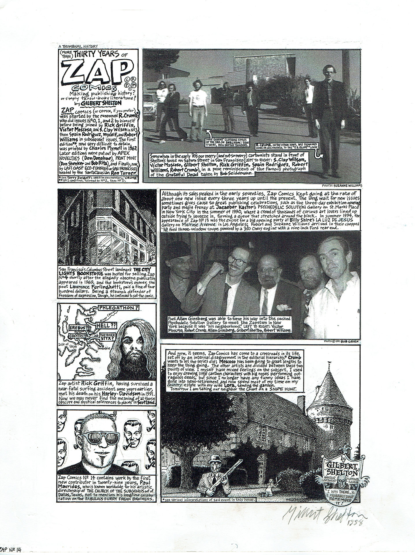 Gilbert SHELTON — More than 30 years of Zap Comics Gilbert SHELTON — More than 30 years of Zap Comics