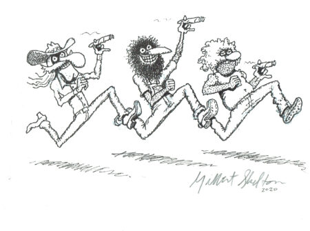 Gilbert SHELTON | The Freak Brothers – Strut march – illustration 2