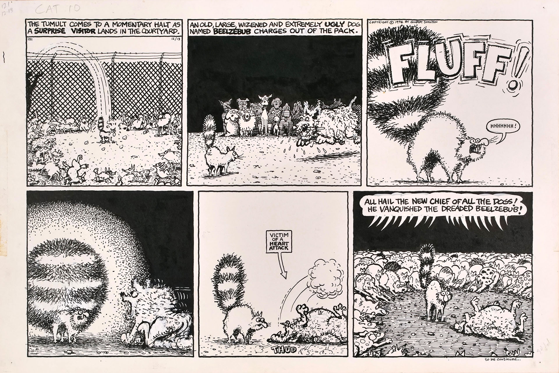 Gilbert SHELTON — Fat Freddy’s cat – Animal Camp — Page 10 Gilbert SHELTON — Fat Freddy’s cat – Animal Camp — Page 10