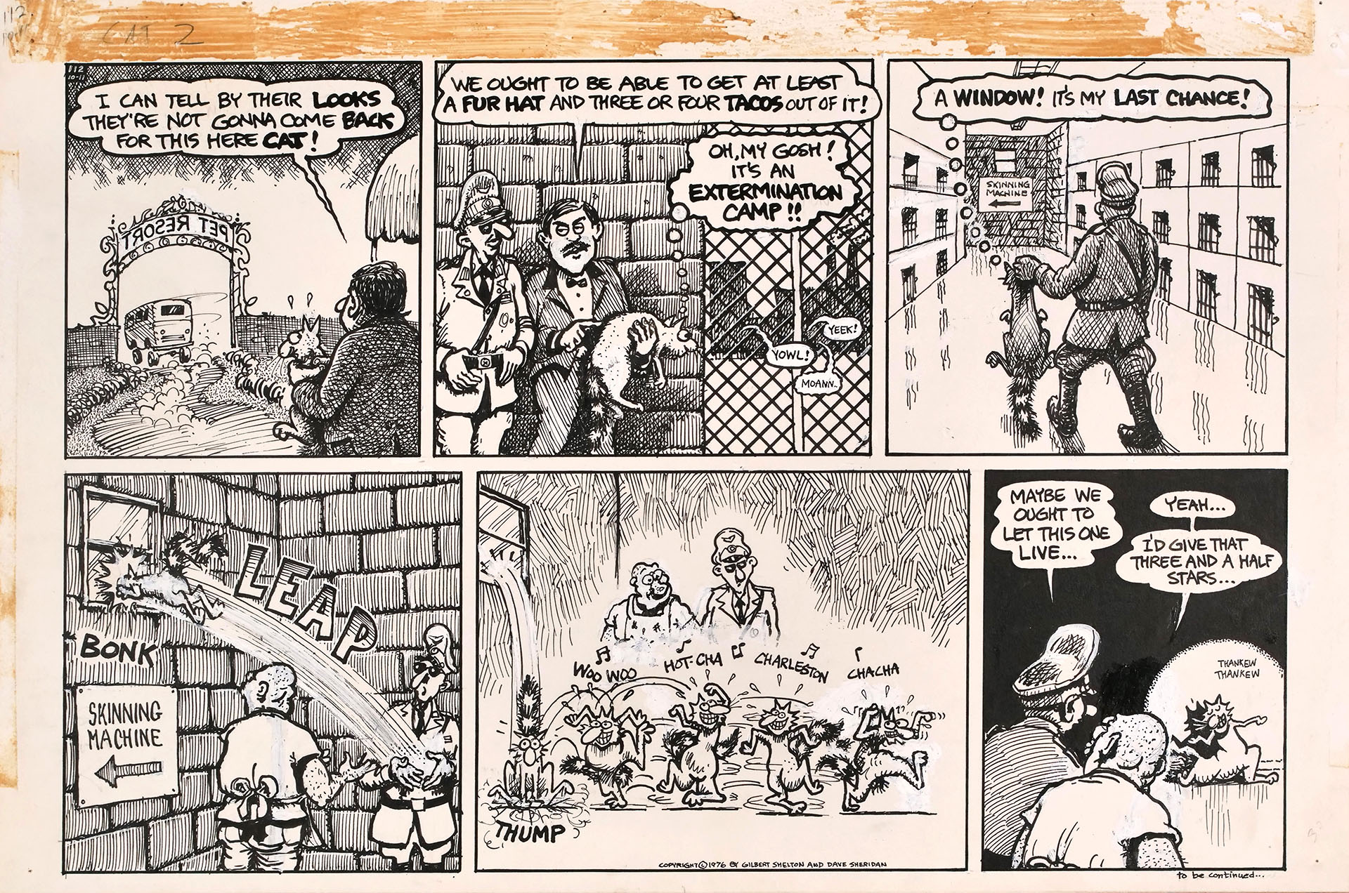 Gilbert SHELTON — Fat Freddy’s cat – Animal Camp — Page 2 Gilbert SHELTON — Fat Freddy’s cat – Animal Camp — Page 2